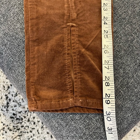 L’AGENCE Women’s Jyothi Velvet Jeans High Rise Split Ankle Fawn Brown Sz 25 NWT - Picture 13 of 13